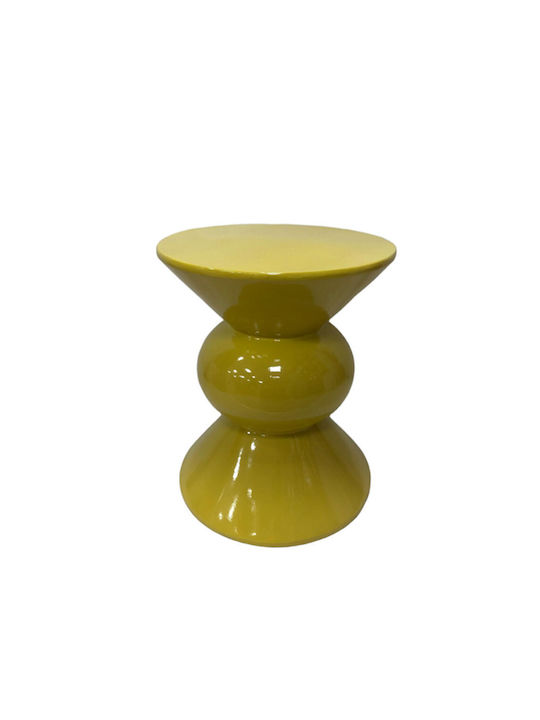 Round Side Table Vivid Lime W33xD33xH40cm