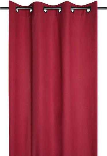 Κουρτίνα με Τρουκς S-F Duo Rouge 135x240εκ.