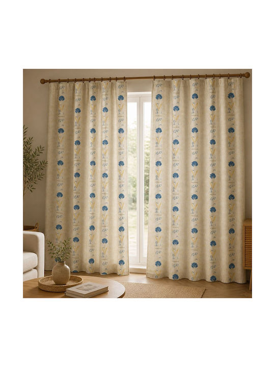 Viopros Curtain With Pencil Pleat 2701 Jacquard 270x280cm