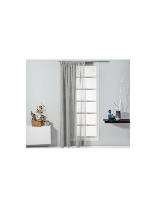 Easy Home Harmonica Curtain 270x140cm Grey Tape
