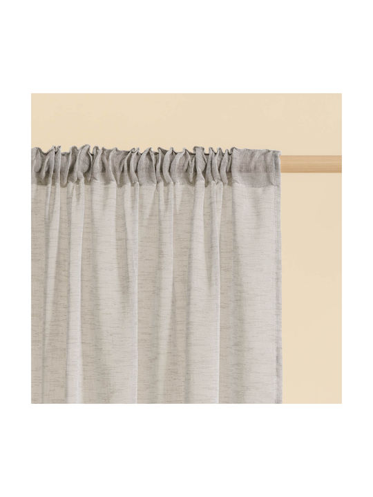 Easy Home Harmonica Curtain 270x140cm Grey Tape