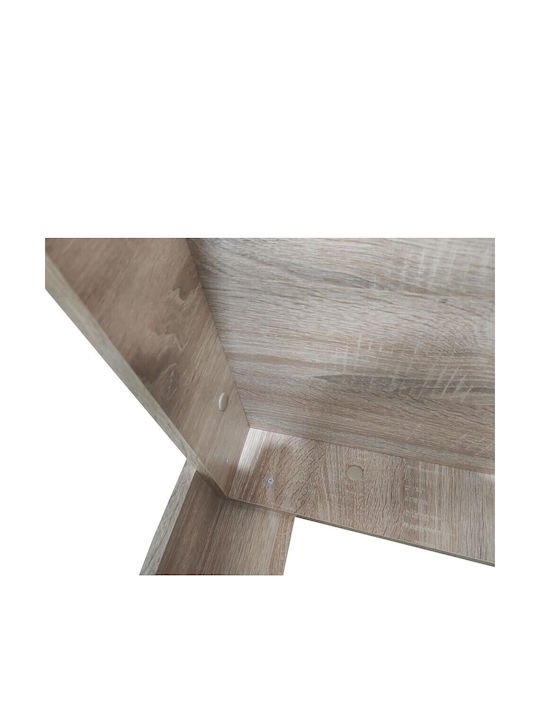 Hazel Τραπέζι Τραπεζαρίας Ξύλινο Sonoma 140x80x75εκ.