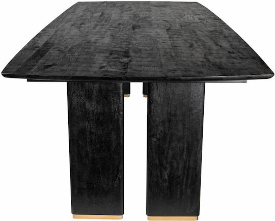 Dining Room Black 200x100x77cm
