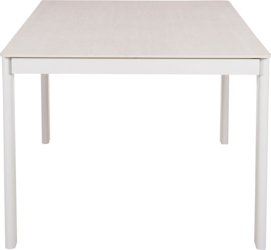 Punder Маса За Трапезария С Каменна Повърхност Крем 220x100x75см