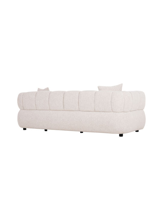 Norika Three-Seater Sofa Ecru 228x91x72 cm