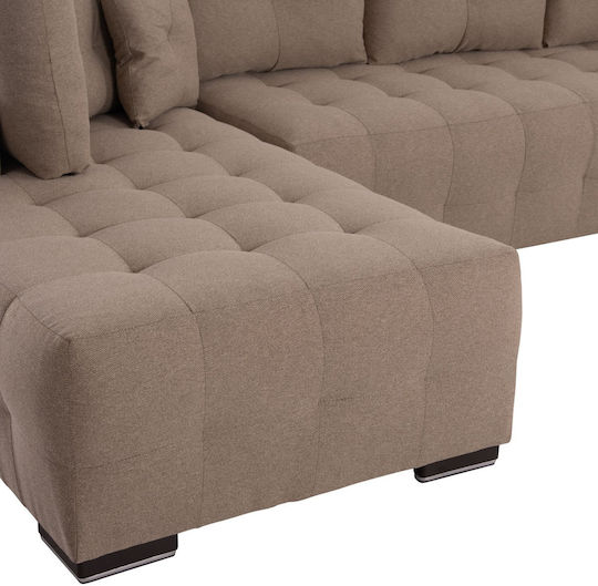 Ecksofa Schlafsofa Beiges 298x177x95cm