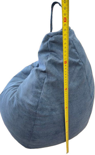 Pouf Birne Wasserdicht Teatro Navy 70x70x80cm A2TEAnavy-io