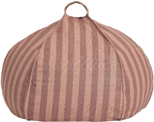 Bean Bag Chair Bolster Vibes Pink Mauve 70x70x30cm