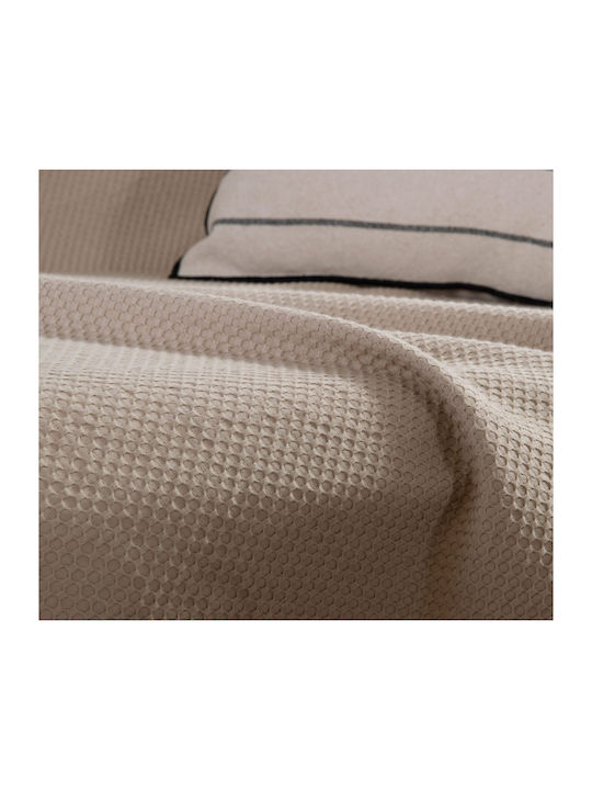 Nef-Nef Homeware Betty Sofa Throw 2 Seater 180x250cm Beige