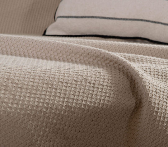 Nef-Nef Homeware Betty Ριχτάρι Διθέσιου Καναπέ 180x250εκ. Μπεζ
