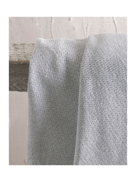 Rythmos Raven Decken & Couchdecken Viersitzer-Sofa Überwurf Jacquard 180x330cm Grau