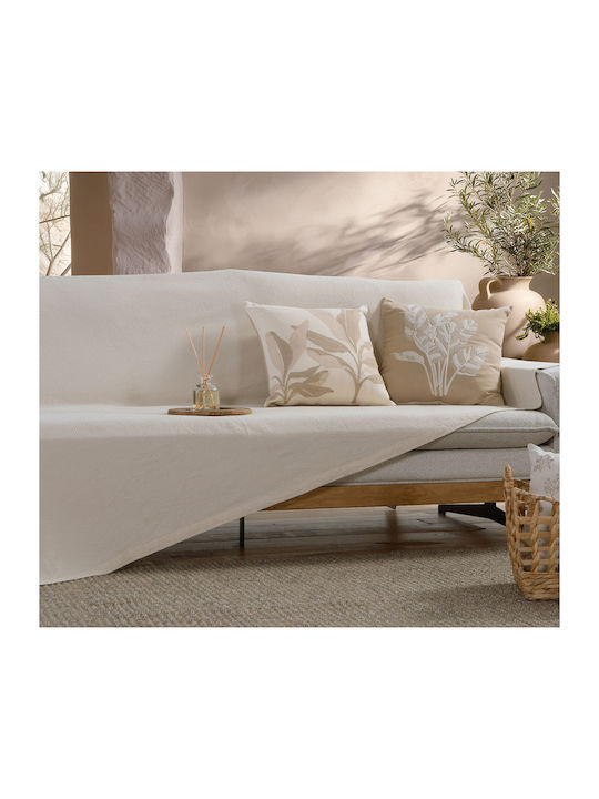 Nef-Nef Homeware Betty Sofa Throw 2 Seater 180x250cm Beige
