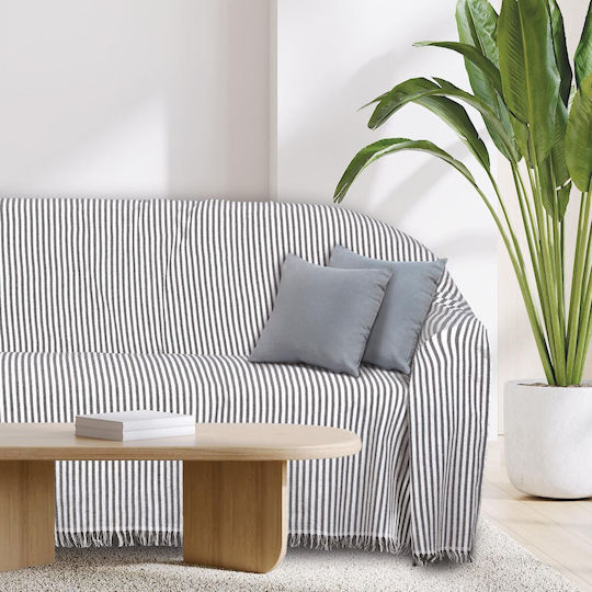 Das Home 0253 Ριχτάρι Διθέσιου Καναπέ Ζακάρ 180x250εκ. Εκρού