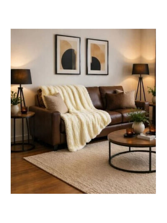 ForAll Throws Set 2 pcs Cream