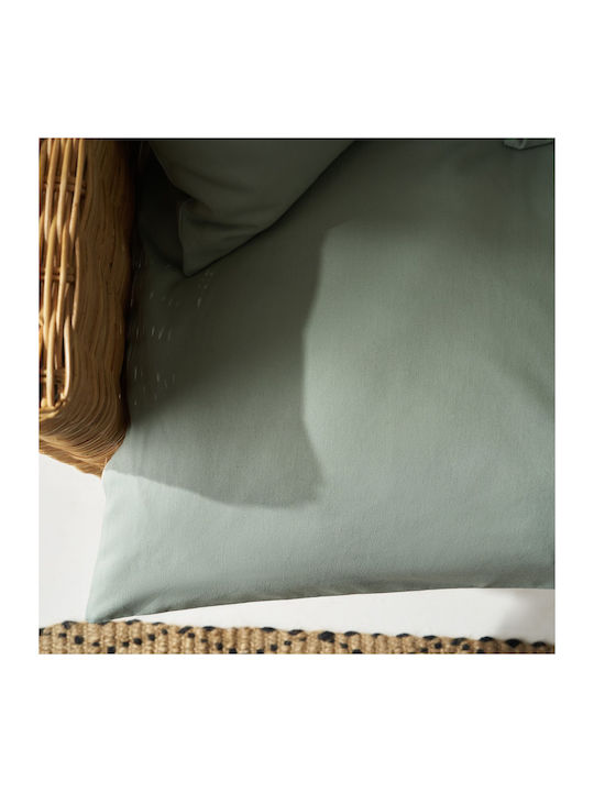 Gofis Home Emory 714/07 Ριχτάρι Πολυθρόνας 80x200εκ. Smoke Green