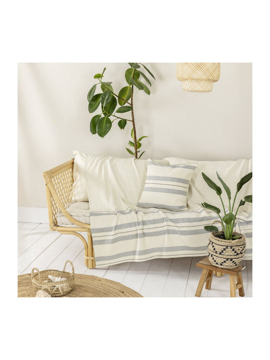Nima Ριχτάρι Πολυθρόνας Chenille 180x180εκ. Μπεζ