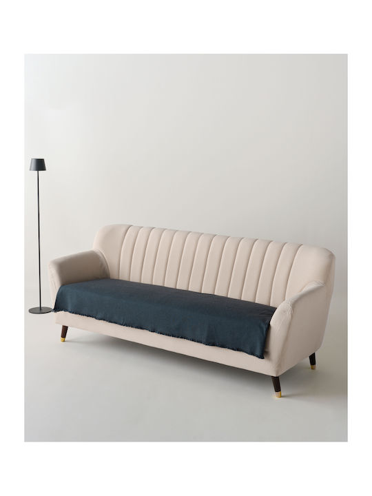 Kentia Everan Armchair Throw 85x140cm Blue