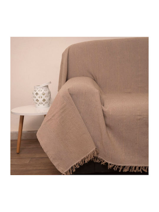 Viopros 1969 Three-Seater Sofa Throw 170x280cm Beige