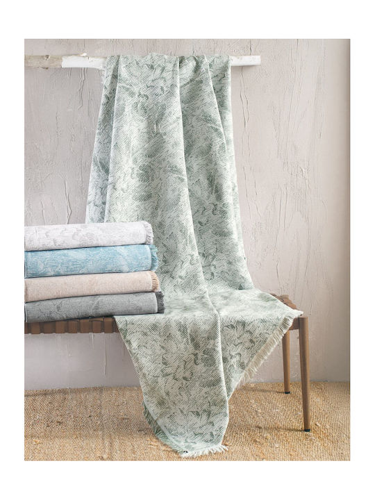 Rythmos Peony Dreisitzer-Sofa Wurf Jacquard 180x280cm Schakara