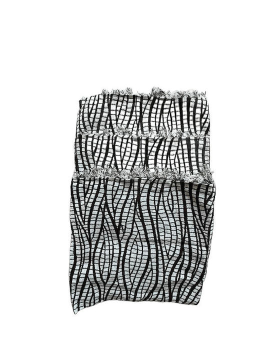 Kraft World Armchair Throw 180x180cm Brown TUR14-180x180-Brown