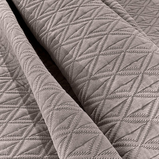 Guy Laroche Oasis Pique Double Blanket 245x260cm Wenge