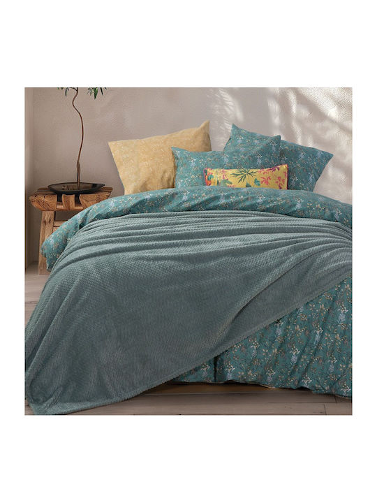 Nef-Nef Homeware Worth Κουβέρτα Fleece Υπέρδιπλη 220x240εκ.