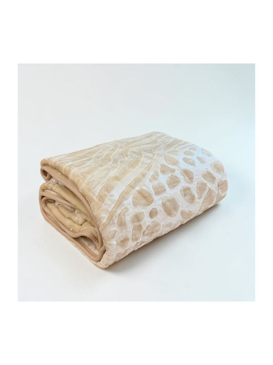 Linea Home Forza Pique Double Blanket 220x240cm Ecru