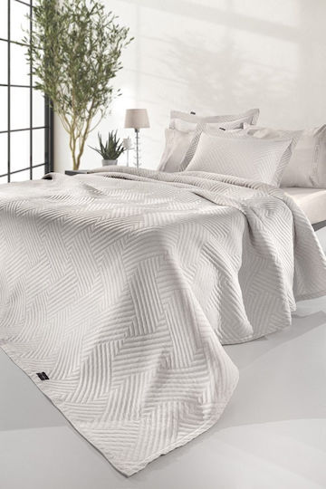 Guy Laroche Lupo Κουβέρτα Πικέ Υπέρδιπλη 245x260εκ. Natural