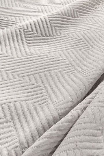 Guy Laroche Lupo Κουβέρτα Πικέ Υπέρδιπλη 245x260εκ. Natural
