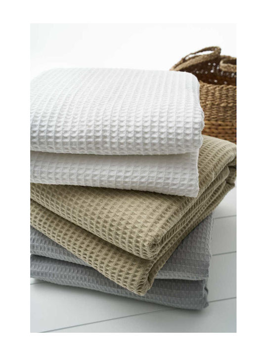 Emporeymata 1080 Piqué-Decke Terrakotta Größe 1080 Piqué 260x250 300g Terrakotta