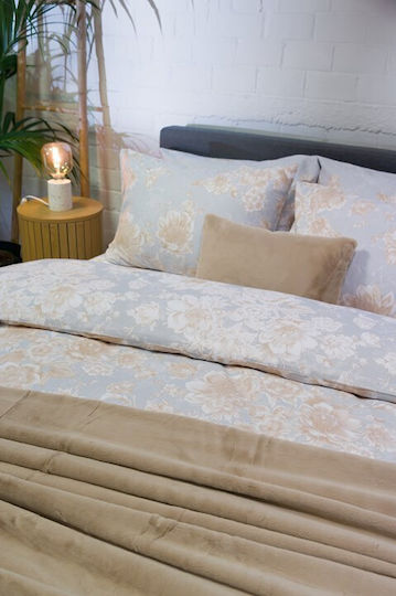 Viokarpet Duvet Cover Diamond 253 Pearl Sky Set Duvet Cover Single