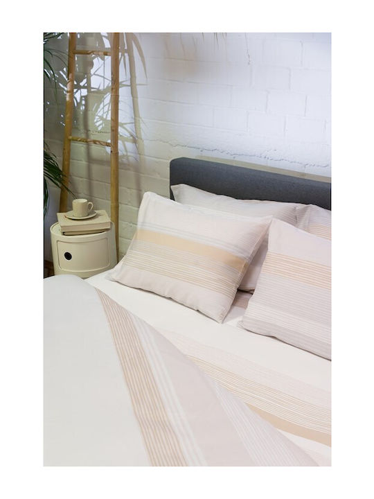 Viokarpet Duvet Cover Diamond 254 Opal Beige Set Duvet Cover Single
