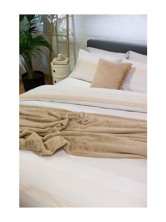 Viokarpet Duvet Cover Diamond 254 Opal Beige Set Duvet Cover Single