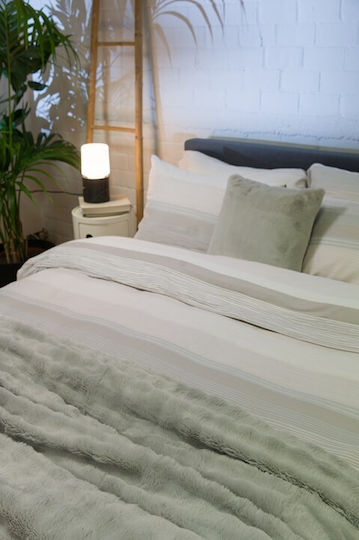 Viokarpet Duvet Cover Diamond 254 Opal Grey Set Duvet Cover Single
