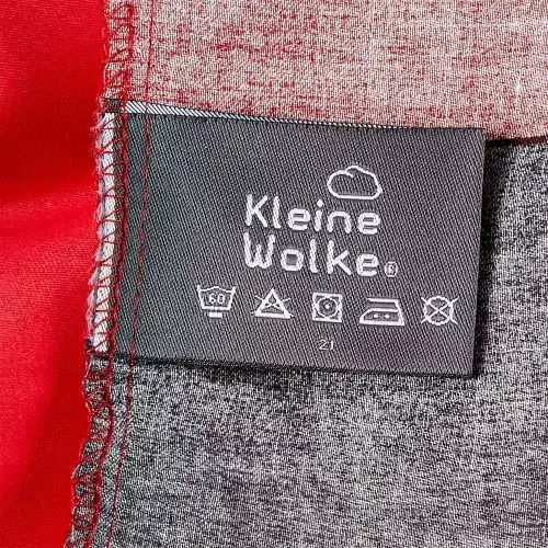 Kleine Wolke Παπλωματοθήκη Βαμβακερή Μονή 135x200 Cambridge Κόκκινη