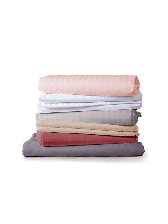 Nef-Nef Homeware Σετ Παπλωματοθήκη Βαμβακερή Υπέρδιπλη με 2 Μαξιλαροθήκες 240x220cm Elements Bordo