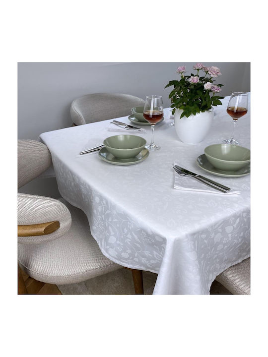 Astron Italy Tablecloth Set 13pcs White 140x280cm