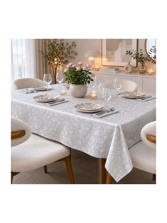 Astron Italy Tablecloth Grey 140x280cm