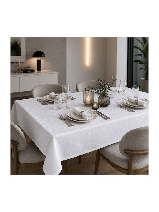Astron Italy Tischdecken Set 9Stücke Weiß 140x220cm