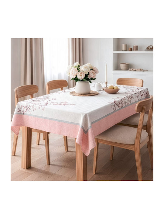 Saint Clair Τραπεζομάντηλο Pink 145x145εκ.