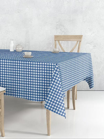 Sunshine Kariert Fleckabweisend 5467 Blue 140x140cm