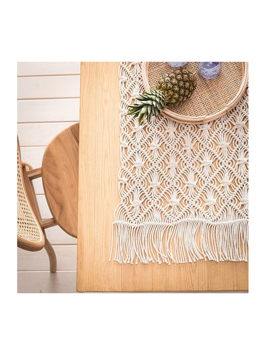 Gofis Home Ράνερ Βαμβακερό Noelani Natural 40x160εκ.