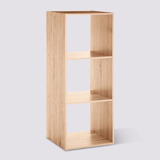 Bookcase Mix Nat Brown 34.5x32x100.5cm