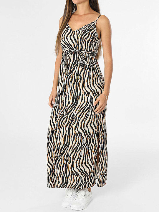 Easy Joy Summer Maxi Slip Dress Animal Print