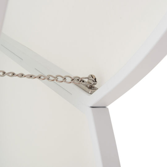 Професионален Висящ Кръгъл Алуминиев Градински и Терасен Чадър Cannopy Сив Ф2.665m