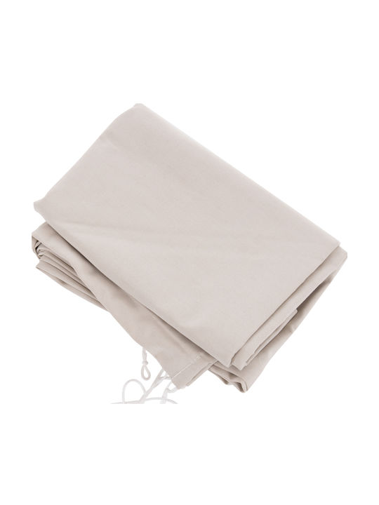Professional Hanging Squared Aluminum Parasol Beige 2.63x2.63m