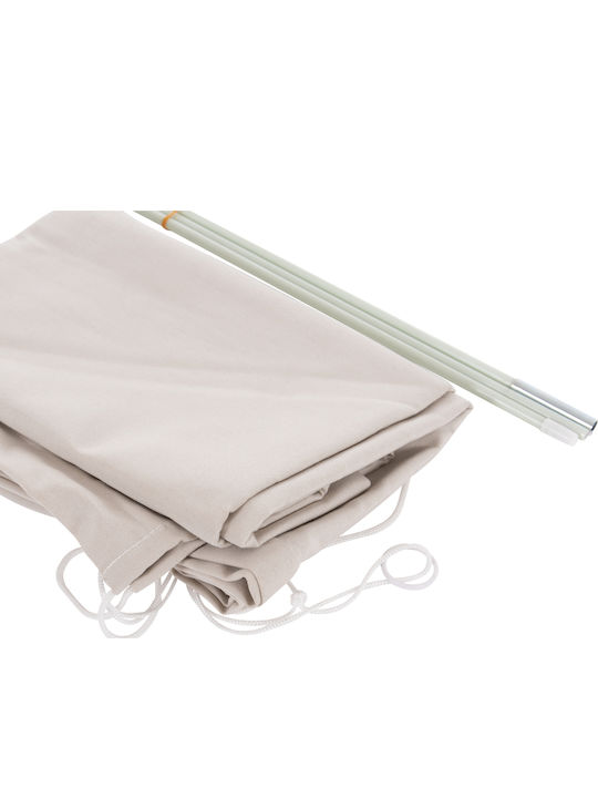 Professional Aluminum Squared Parasol Javante Beige 2.7x2.7m
