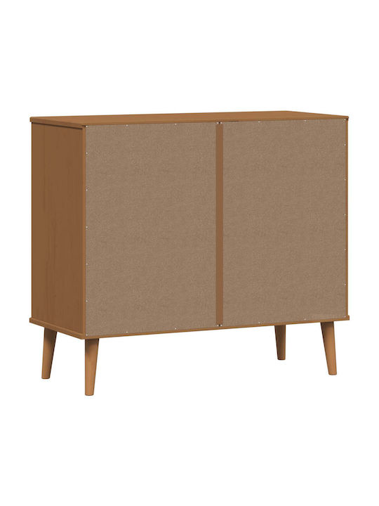 Molde Sideboard aus Holz mit Schubladen Karamele 90x40x80cm