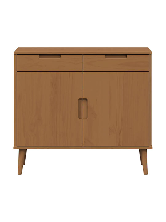 Molde Sideboard aus Holz mit Schubladen Karamele 90x40x80cm
