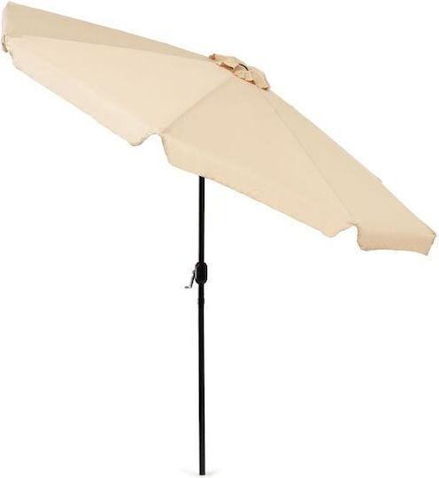Umbrelă Rotundă Din Aluminiu Bej Φ3m
